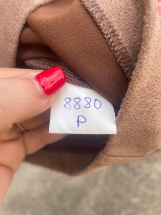 Vestido de ante marrón NUEVO - Talla S/M