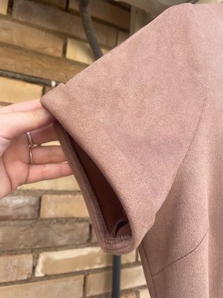 Vestido de ante marrón NUEVO - Talla S/M