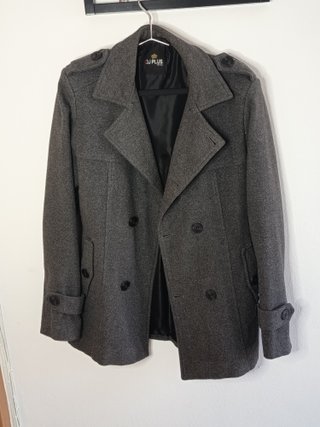 Abrigo gris talla M