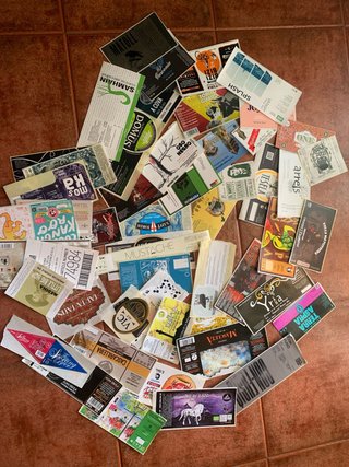 etiquetas de cerveza artesanal lote de 50