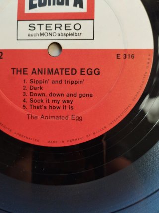 Vinilo The Animated Egg Europa
