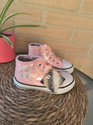 Botas Conguitos Rosa Charol Talla 26