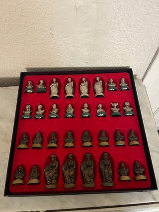 Scacchi Vintage Moros y Cristianos in Metallo