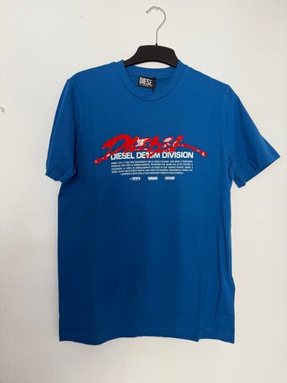 Camiseta Diesel Denim Division Azul