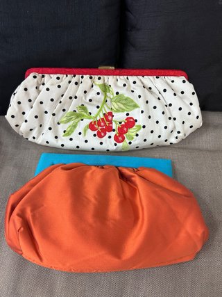 Set de 2 Bolsos de Tela Vintage