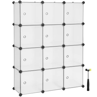 Armario Modular 12 Cubos SONGMICS LPC342W01
