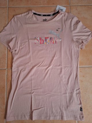 Camiseta Puma Rosa Talla S / 16 años
