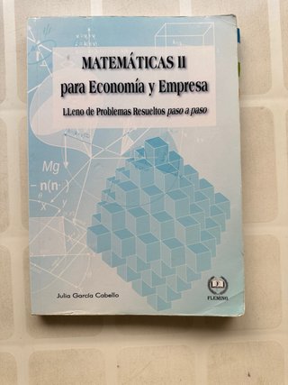 Matemáticas II para economia y empresa