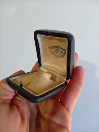 Estuche Antiguo Joyería La Esmeralda de Madrid