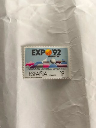 Sello Expo Sevilla 92 España Correos
