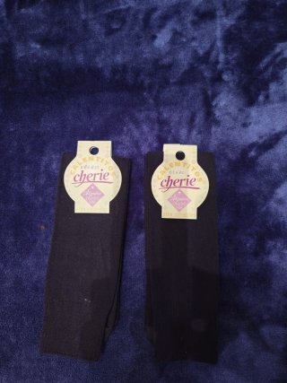 Pack 2 pares calcetines Cherie Negros T.Única