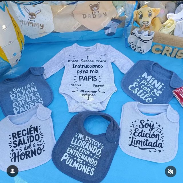 Baberos personalizados para bebés