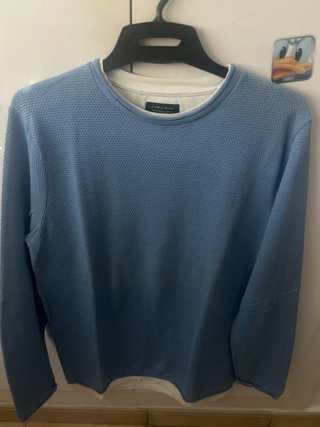 Jersey Zara Man Azul Talla M