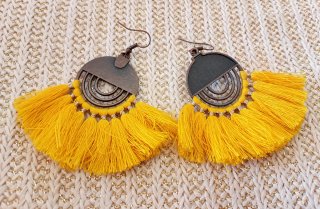 Pendientes Artesanales Estilo Bohemio/ Étnico