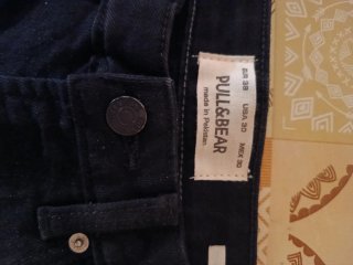 Pantalón vaquero Pull&Bear azul talla 38