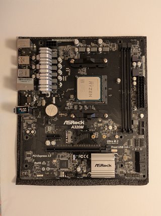 ASRock A320M max 32 Gb Ram + Cpu Amd Ryzen 5 2600X