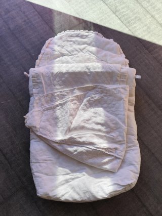 Saco para sillita de bebé blanco