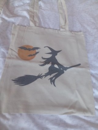 Lote 3 Bolsas Tela Halloween