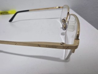 Gafas Cartier Santos de Oro
