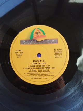 Vinilo Legend B. Lost in Love Dance Electro
