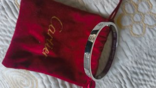Pulsera Cartier Love Plata