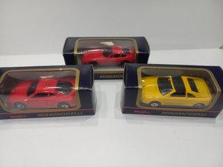 Set 3 Modellini Ferrari Maisto GIG