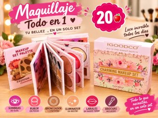 Set Maquillaje IGOODCO Todo en 1