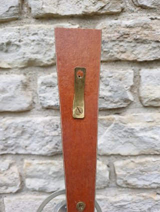 CRUCIFIJO ANTIGUO DE MADERA Y BRONCE