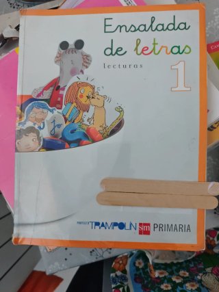 Ensalada de letras, 1 Primaria: lecturas : Proy...