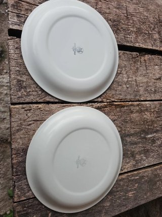 2 Platos de servir antiguos Pontesa