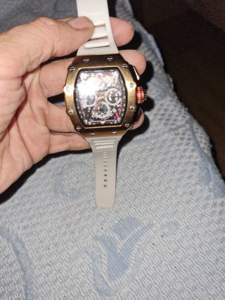 Reloj  Correa Blanca normal