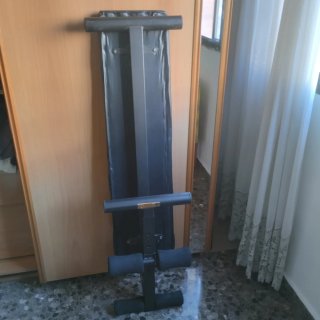 Lote de 2 Mancuernas 10kg y Barra de Tracción