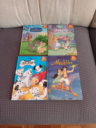 Cuentos Disney tapa dura. Lote de 4 cuentos