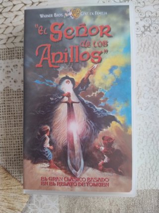 VHS El Señor de los Anillos (Animación)