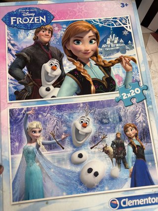 Puzzle Disney Frozen 2x20 piezas