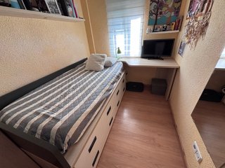 Cama 90cm con escritorio juvenil