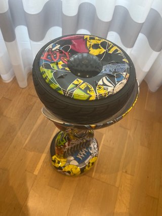 Hoverboard con diseño de cómic