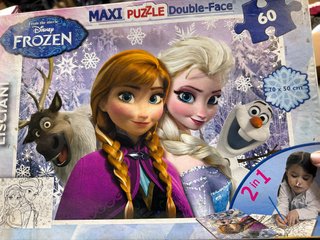 Puzzle Maxi Frozen 60 piezas REVERSIBLE