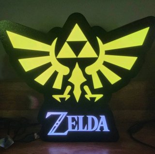 Caja de Luz Zelda Trifuerza
