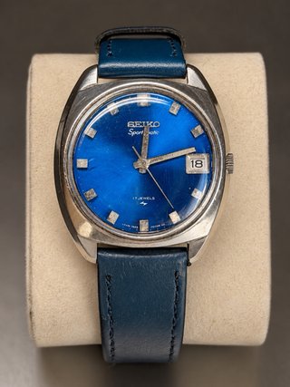 Reloj Vintage Seiko Sportsmatic Azul