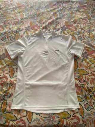 Maillot ciclismo Btwin blanco de Decathlon