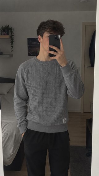 Sudadera Reebok Gris Talla S