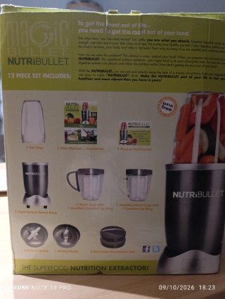Batidora extractora NutriBullet. NUEVA