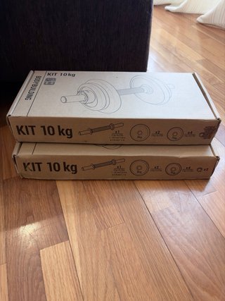 Pack 2 Mancuernas ajustables Domyos 10 kg cada una