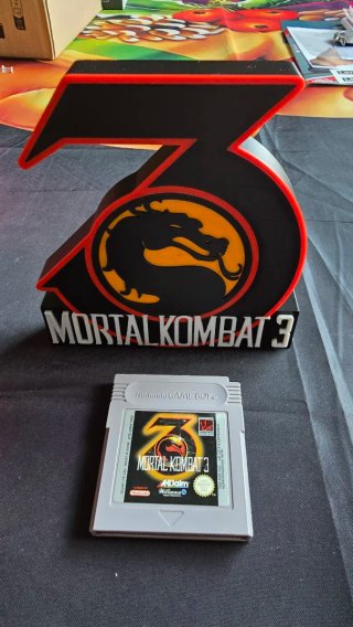 Mortal Kombat 3 Game Boy con Logo 3D