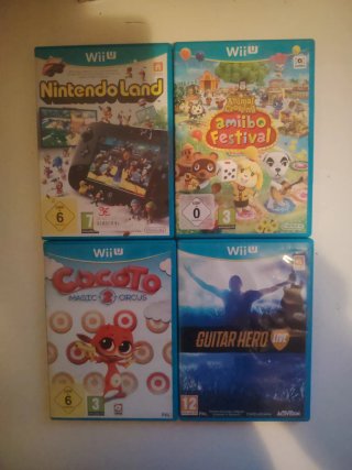 Lote de 4 Juegos para Nintendo Wii U