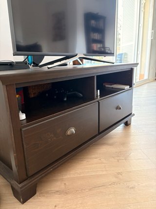 Mueble TV madera marrón