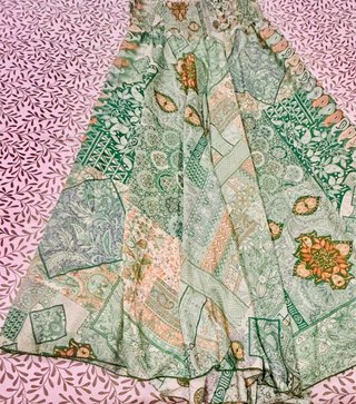 Pantalón tipo falda estampado