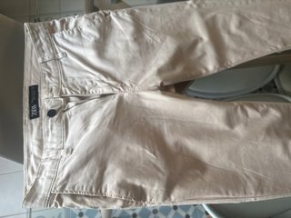 Pantalones Chinos Zara Beige