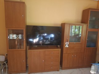 Mueble de salón modular de madera